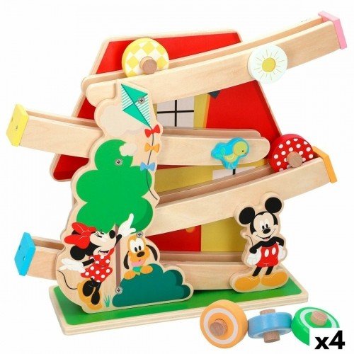 Koka Trase ar Rampām Automašīnai Disney 33,5 x 28 x 9,5 cm 5 Daudzums 4 gb. image 1