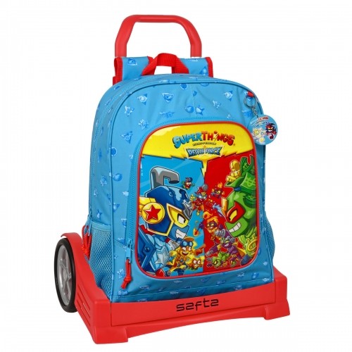 Школьный рюкзак с колесиками SuperThings Rescue force 32 x 42 x 14 cm Синий image 1