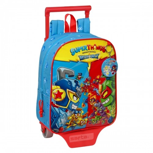 Школьный рюкзак с колесиками SuperThings Rescue force Синий 22 x 27 x 10 cm image 1