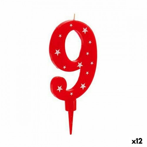 Candle Birthday Number 9 (12 Units) image 1
