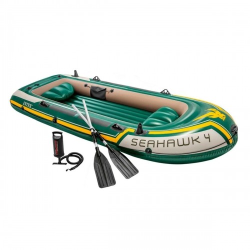 Inflatable Boat Intex Seahawk 4 Green 351 x 48 x 145 cm image 1