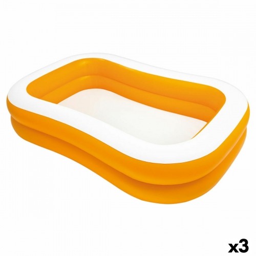 Inflatable pool Intex Mandarin Orange 600 L 229 x 48 x 152 cm (3 Units) image 1
