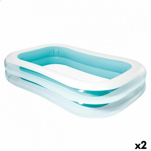 Inflatable pool Intex White/Green 770 L 262 x 56 x 175 cm (2 Units) image 1