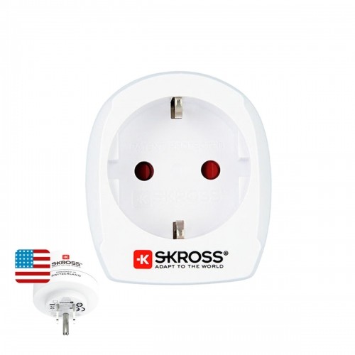 Электрический адаптер Skross 1500203-E Европейская США image 1