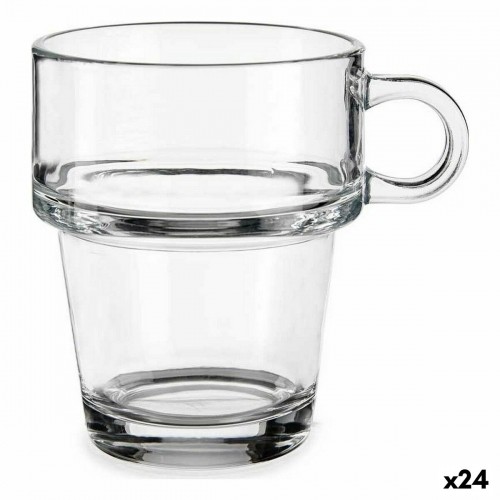 Vivalto Чашка Saliekams Caurspīdīgs Stikls 270 ml (24 gb.) image 1