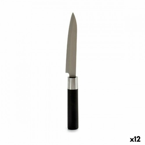Kinvara Кухонный нож 2,7 x 24,3 x 1,8 cm Серебристый Чёрный Нержавеющая сталь Пластик (12 штук) image 1