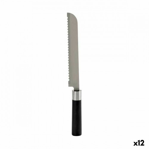Serrated Knife 3,5 x 2 x 33 cm Stainless steel Plastic (12 Units) image 1
