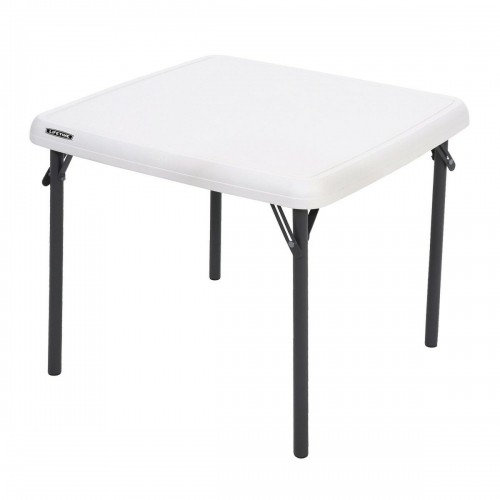Child's Table Lifetime White Foldable 61 x 53,5 x 61 cm Steel Plastic image 1