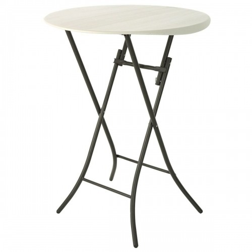 Side table Lifetime Cream 84 x 110 x 84 cm Steel Plastic image 1