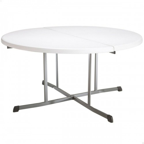 Side table Lifetime White 152 x 75,5 x 152 cm Steel Plastic image 1