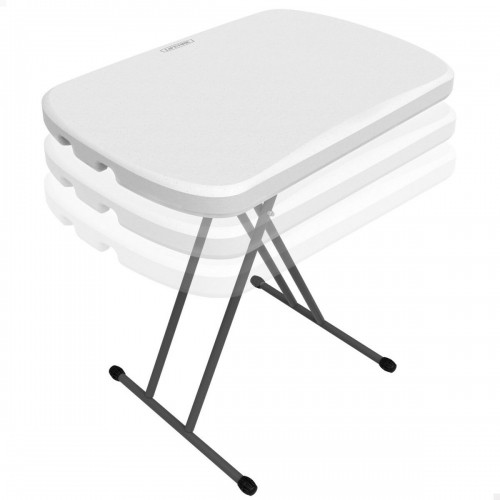 Mazs galdiņš Lifetime Balts 66 x 71 x 46 cm Tērauds HDPE image 1