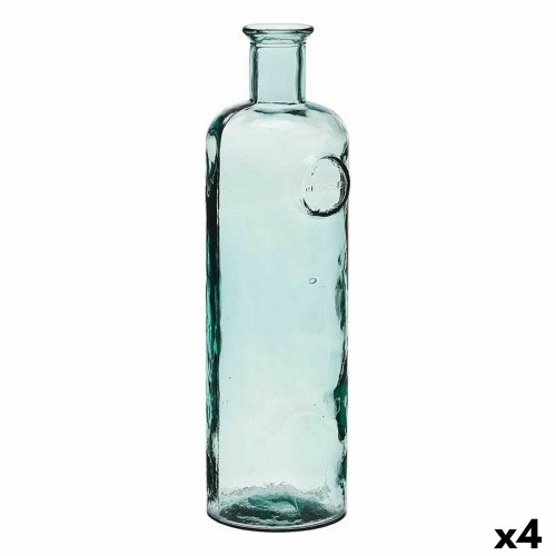 Bottle Stamp Decoration 14 x 44 x 13 cm Transparent (4 Units) image 1