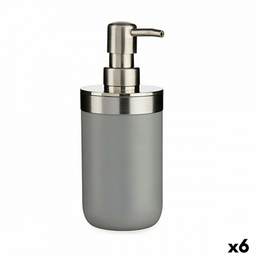 Soap Dispenser Grey Plastic 350 ml (6 Units) image 1