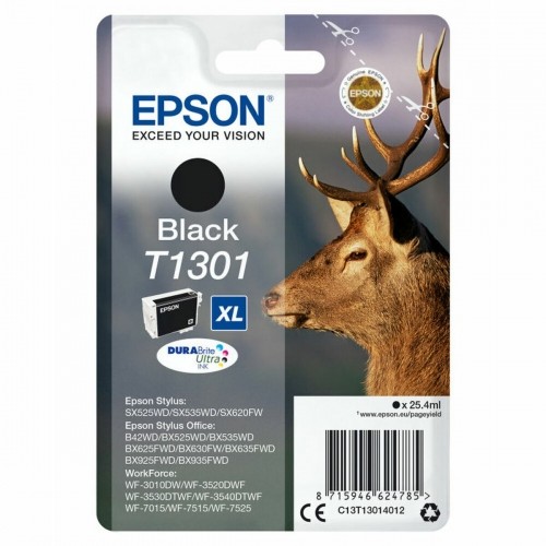 Картридж с оригинальными чернилами Epson C13T13014012 Чёрный image 1