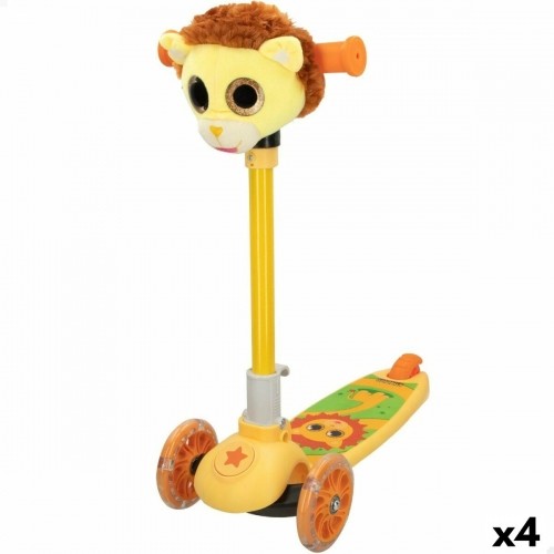 Скутер-скейт K3yriders Lion Жёлтый 4 штук image 1