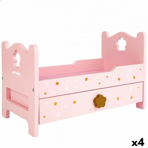 кровать Woomax Розовый 31 x 20 x 16 cm 4 штук image 1