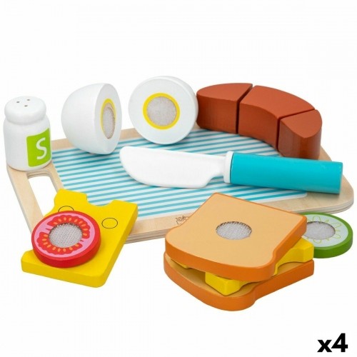 Набор игрушечных продуктов Woomax Завтрак 14 Piese 4 штук image 1
