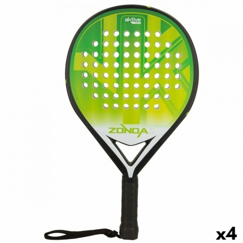 Squash racket Aktive Black/Green (4 Units) image 1