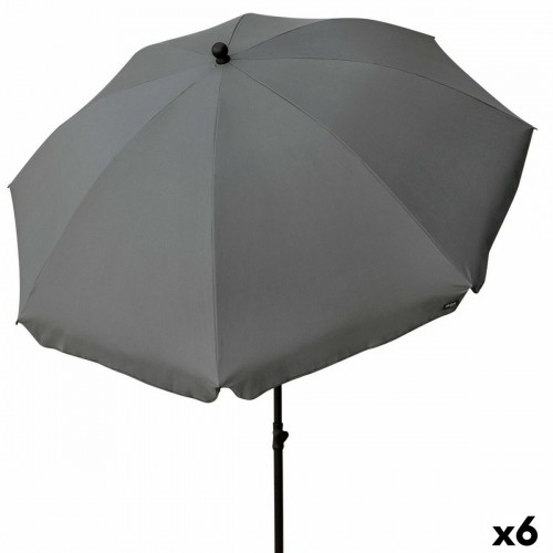 Пляжный зонт Aktive 240 x 230 x 240 cm Серый (6 штук) image 1