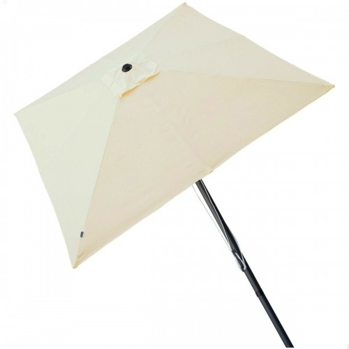 Пляжный зонт Aktive 300 x 271 x 300 cm Tērauds Alumīnijs Krēmkrāsa image 1