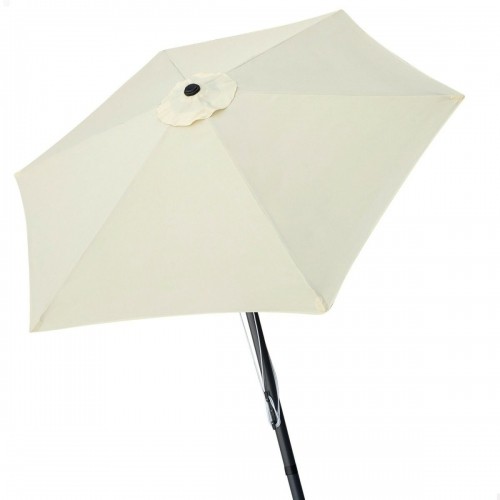 Пляжный зонт Aktive 300 x 248,5 x 300 cm Tērauds Alumīnijs Krēmkrāsa Ø 300 cm image 1