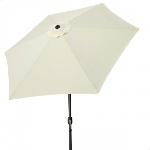 Пляжный зонт Aktive 300 x 247 x 300 cm Tērauds Alumīnijs Krēmkrāsa Ø 300 cm image 1