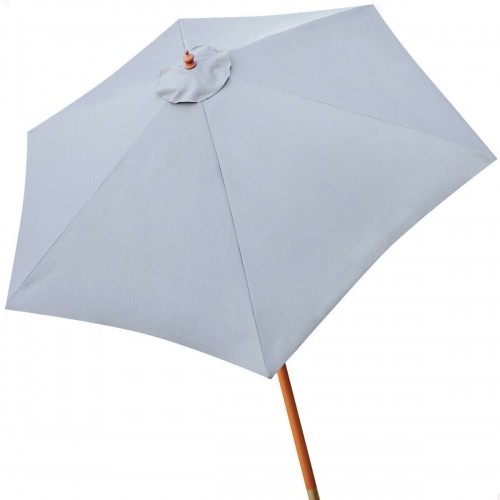 Пляжный зонт Aktive 300 x 240 x 300 cm Серый Деревянный Ø 300 cm image 1