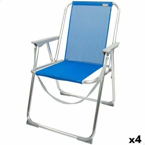 Saliekamais Krēsls Aktive Gomera Zils 44 x 76 x 45 cm (4 gb.) image 1
