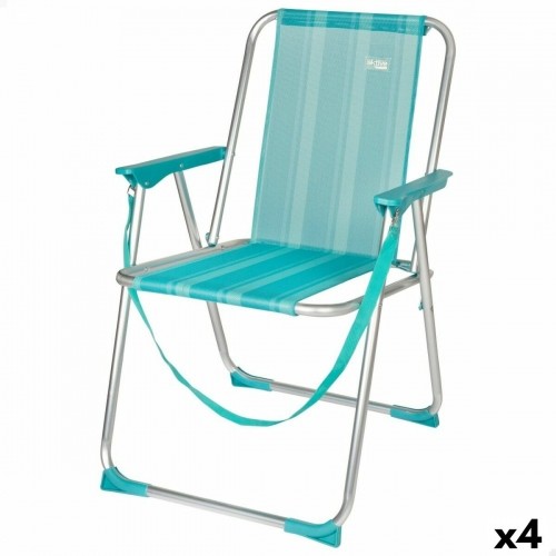 Folding Chair Aktive Mediterranean Turquoise 44 x 76 x 45 cm (4 Units) image 1
