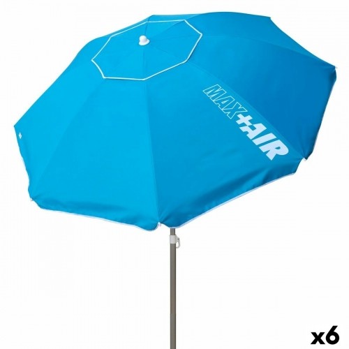 Пляжный зонт Aktive 200 x 205 x 200 cm Zils Tērauds (6 gb.) image 1