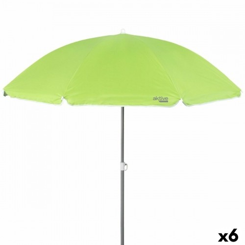 Пляжный зонт Aktive 220 x 212 x 220 cm Алюминий полиэстер 170T (6 штук) image 1