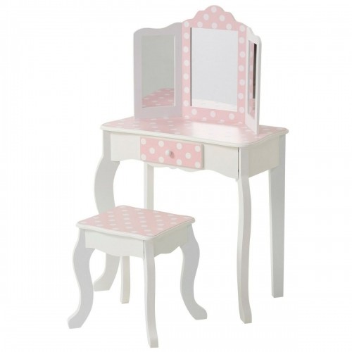 Туалетный столик с банкеткой Teamson Розовый Белый Родинка 63 x 100 x 29 cm image 1