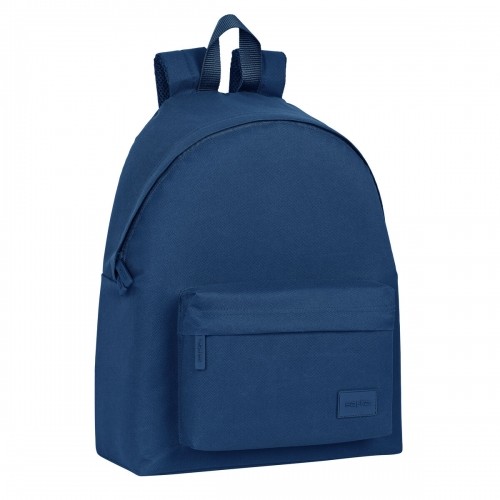School Bag Safta   33 x 42 x 15 cm Navy Blue image 1