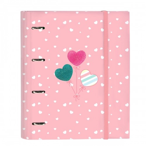 Ring binder BlackFit8 Globitos 27 x 32 x 3.5 cm Pink image 1