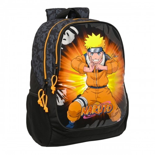 Школьный рюкзак Naruto Чёрный Оранжевый 32 x 44 x 16 cm image 1