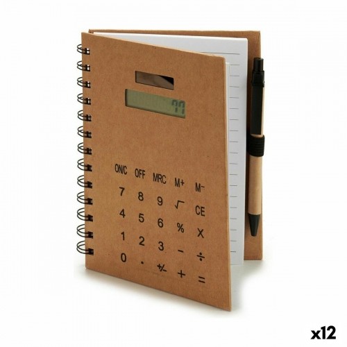 Pincello Spirālklade ar Pildspalvu Kalkulators 14 x 18 x 1,5 cm (12 gb.) image 1