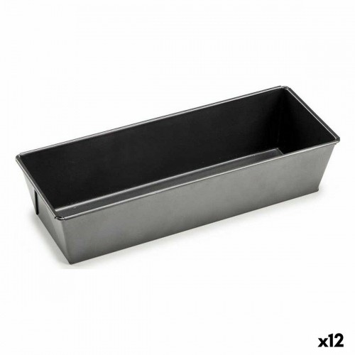 Rectangular Mould Dark grey Metal Carbon steel 11,5 x 7,7 x 31 cm (12 Units) image 1