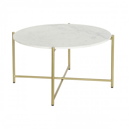 Centrālais galds DKD Home Decor 81 x 81 x 44 cm Marmors Dzelzs image 1