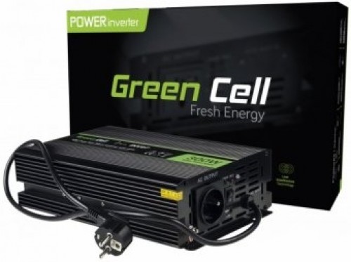Greencell Green Cell Pure Sine wave Преобразователь мощности 12V to 230V 300W / 600W image 1