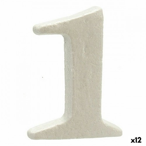 Pincello Номера 1 Белый полистирол 2 x 15 x 10 cm (12 штук) image 1