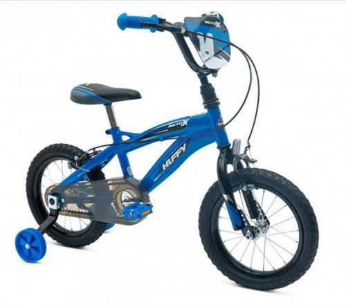 Huffy Moto X 14" Bike Blue/Black image 1