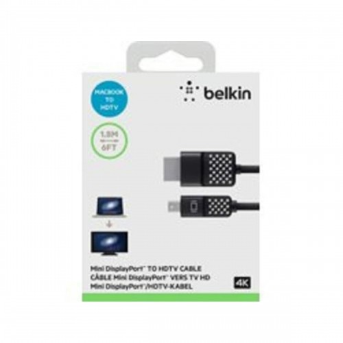DisplayPort to HDMI Adapter Belkin F2CD080BT06 Black image 1