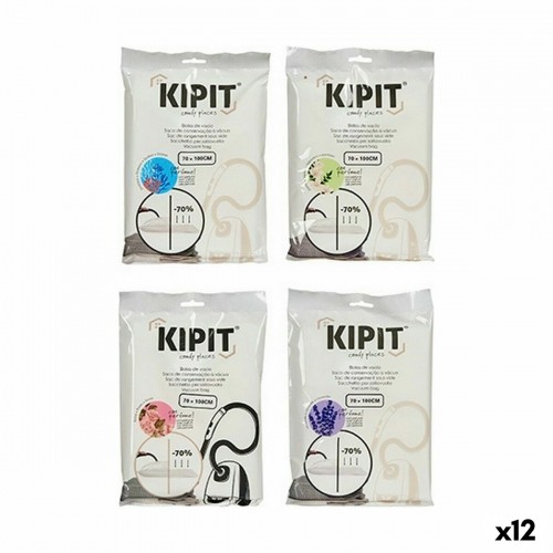 Kipit Вакуумные пакеты Прозрачный Пластик 70 x 100 cm (12 штук) image 1