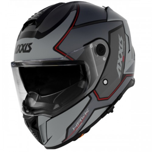 Axxis Helmets, S.a. Hawk SV JUDGE (S) B2 BlackGrey ķivere image 1