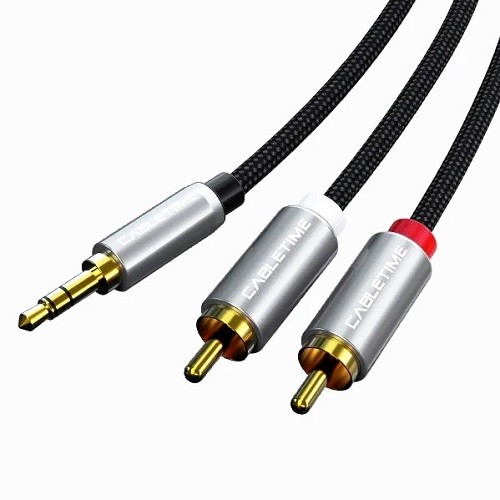 EXD Audio Cable 3.5mm - 2x RCA, 3 m image 1