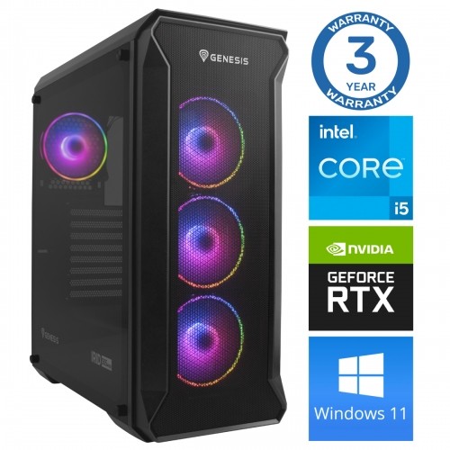 INTOP i5-12400F 16GB 250SSD M.2 NVME+2TB RTX4060Ti 8GB WIN11Pro image 1