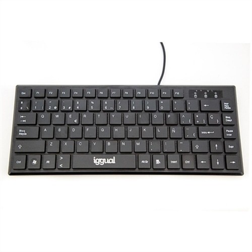 Keyboard iggual Slim TKL-USB Black image 1