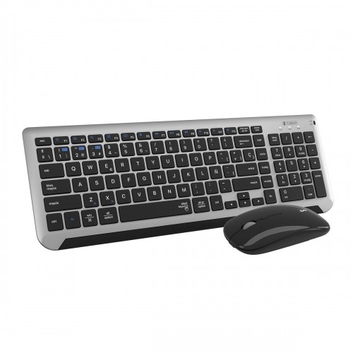 Keyboard Subblim SUBKBC-DCEP20 Spanish Qwerty Black/Grey Spanish image 1