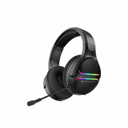 Headphones with Microphone Phoenix ECHO Black image 1