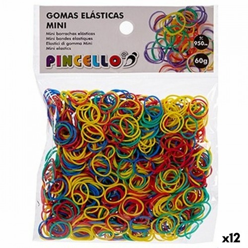 Elastic bands Mini Multicolour Ø 1,3 cm (12 Units) image 1